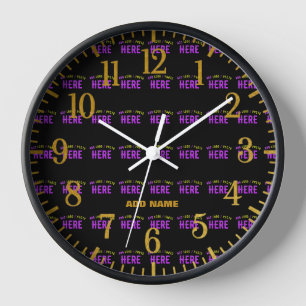 STILVOLLES MODERNES ANPASSBARES SCHWARZES VERIFIZI UHR