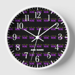 STILVOLLES MODERNES ANPASSBARES SCHWARZES VERIFIZI UHR