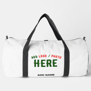 STILVOLLES MODERNES ANPASSBARES WEIßES VERIFIZIERT DUFFLE BAG