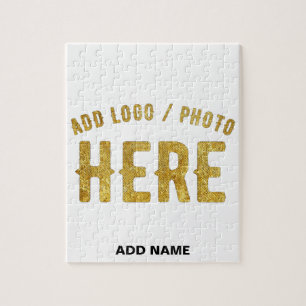 STILVOLLES MODERNES ANPASSBARES WEIßES VERIFIZIERT PUZZLE