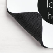 Stilvolles, modernes Berufliches Business-Logo Mousepad (Ecke)