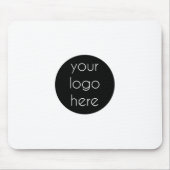 Stilvolles, modernes Berufliches Business-Logo Mousepad (Vorne)