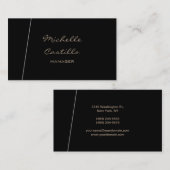 Stilvolles, modernes Berufliches Kunstdesign Visitenkarte (Vorne/Hinten)