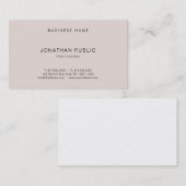 Stilvolles modernes Design Beruflich trendy Visitenkarte (Vorne/Hinten)