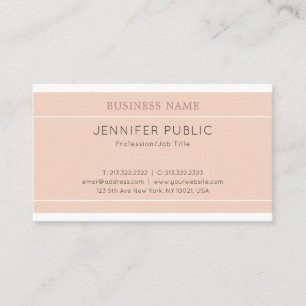 Stilvolles modernes Design Sleek Schlicht Luxus Tr Visitenkarte