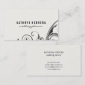 Stilvolles modernes Design Visitenkarte (Vorne/Hinten)