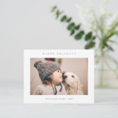 Stilvolles, modernes Foto nach Maß Postkarte (Stehend Vorderseite)