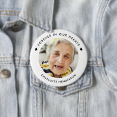 Stilvolles Modernes für immer in unserem Herz-Foto Button (Beispiel)
