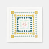 Stilvolles modernes geometrisches Design Niedliche Serviette (Vorderseite)