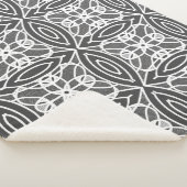 Stilvolles, modernes geometrisches Design Sherpadecke (3/4)