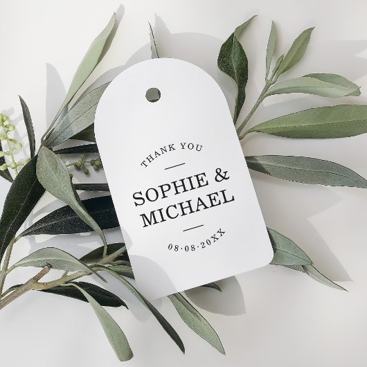 Stilvolles, modernes Haus Vielen Dank Gummistempel