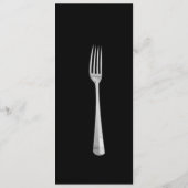 Stilvolles modernes kundenspezifisches menükarte (Rückseite)