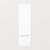 Stilvolles modernes Minimalistisches berufliches Visitenkarten (Außenseite Aufgefaltet)