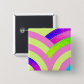 stilvolles modernes schicke Zickzack Button (Vorne & Hinten)