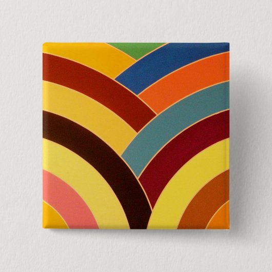 stilvolles modernes schicke Zickzack Button (Vorderseite)