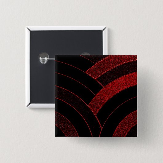 stilvolles modernes schicke Zickzack Button (Vorne & Hinten)