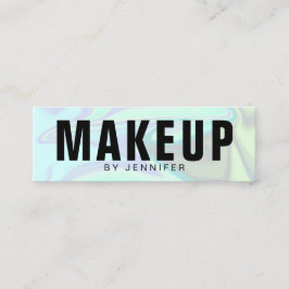 Stilvolles, modernes und elegantes Chick-holografi Mini Visitenkarte