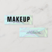 Stilvolles, modernes und elegantes Chick-holografi Mini Visitenkarte (Vorne/Hinten)