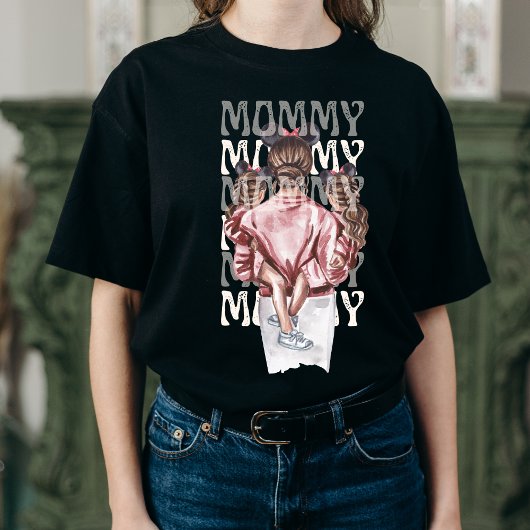 Stilvolles Mommy Loving Mutter und Tochter Geschen Tri-Blend Shirt