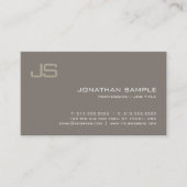 Stilvolles Monogram Design Modernes Berufliches Sc Visitenkarte (Vorderseite)