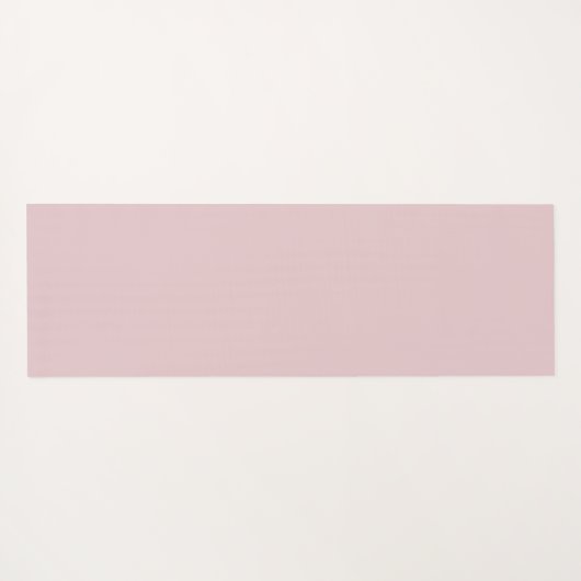 Stilvolles Monogramm-Barockmuster in rosa Farbtöne Yogamatte (Rückseite (Horizontal))