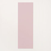 Stilvolles Monogramm-Barockmuster in rosa Farbtöne Yogamatte (Rückseite)