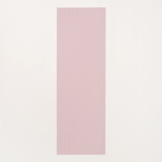 Stilvolles Monogramm-Barockmuster in rosa Farbtöne Yogamatte (Rückseite)