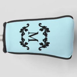 Stilvolles Monogramm-Damast-Motiv Golf Headcover