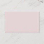 Stilvolles Monogramm-moderner Visitenkarte (Rückseite)