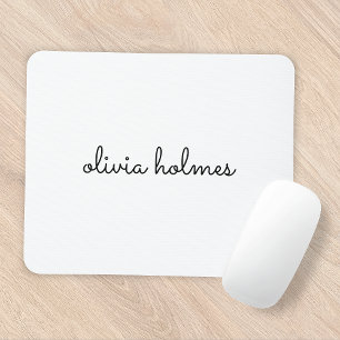 Stilvolles Monogramm   Modernes Minimalistisches W Mousepad