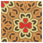 Stilvolles Mosaik-farbiges geometrisches Muster Stoff (Nahaufnahme)