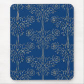 Stilvolles Mousepad, Dunkelblau, Gold-Effekt-Muste Mousepad (Vorne)