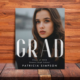 Stilvolles, muffiges Silver Gray Foil GRAD Foto An