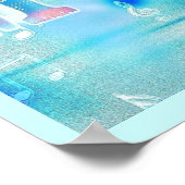 Stilvolles Musikposter Poster (Ecke)