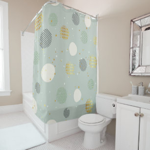 Stilvolles Muster für Abstrakte geometrische Paste Duschvorhang