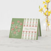 Stilvolles Muster im Detail Karte (Gelbe Blume)
