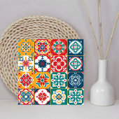 Stilvolles Muster mexikanisches Papel Picado Zuhau Fliese