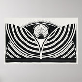 Stilvolles Muster Poster (Vorne)