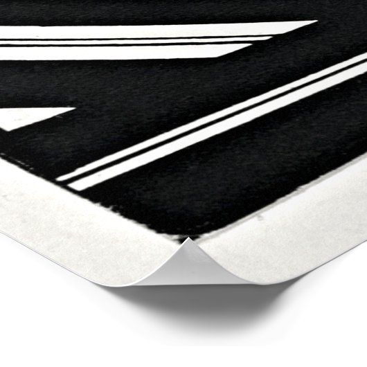 Stilvolles Muster Poster (Ecke)