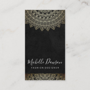 Stilvolles Muster Vintag Visitenkarte