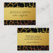 Stilvolles Muster Visitenkarte (Vorne/Hinten)