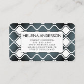 Stilvolles Muster Visitenkarte (Vorderseite)