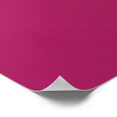 Stilvolles Nagelblumendesign Poster (Ecke)