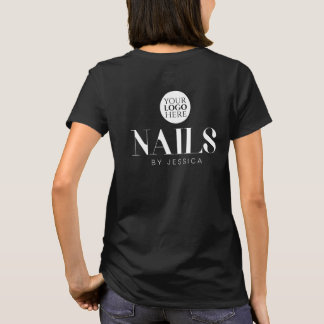 Stilvolles Namenslogo für Geschäftsmitarbeiter Nag T-Shirt