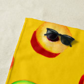 Stilvolles Neon Fruits Muster Strandtuch (Beispiel)