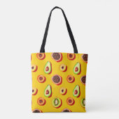 Stilvolles Neon Fruits Muster Tasche (Rückseite)