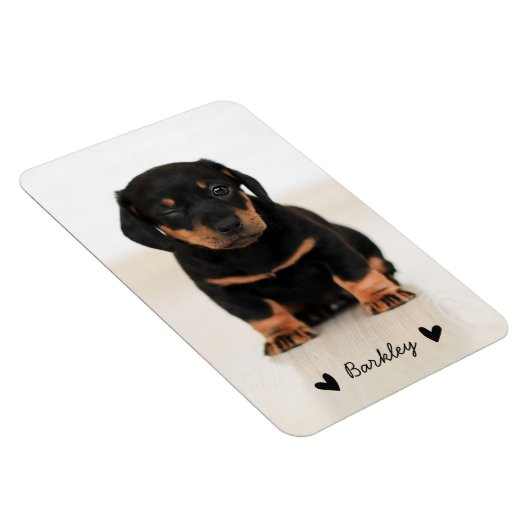 Stilvolles Niedlich Hearts Foto Personalisiert| Sc Magnet (Rechte Seite)