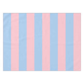 Stilvolles Niedliches Baby Pink und Blue Striping Tischdecke (Vorderseite (Horizontal))