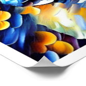 Stilvolles Niedliches Welpen-Poster Poster (Ecke)