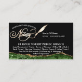 Stilvolles Notar- und Kreditgewerbegesetz für den Visitenkarte (Vorderseite)